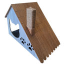 Casinha para Gatos com Arranhador de Sisal - ConstruPet
