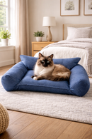 Sofá caminha de gato Veludo cotelê Premium Construpet