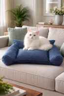 Sofá caminha de gato Veludo cotelê Premium Construpet